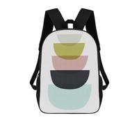 sinyumoney Modern Shapes XIII Children’s Backpack Girls Boys, Rucksack Bag, Daypack, Primary School, Perfect for Back to Kids School Or PE, Gifts And Travel 17inch