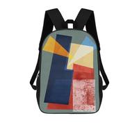 sinyumoney Modern Textures 03 Backpack School Bag Water Resistant School Bag Business Backpack for Girls Boys Teenage 17inch