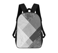 sinyumoney Modern Textures III School Backpack School Bags For Girls Boys Backpack With Pocket Fashion School Bag Kids Backpack 17inch