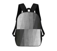sinyumoney Modern Textures X 3D Printed Kids School Bag Rucksacks Children's School Fashion Casual Back Pack High Capacity Travel Book Bags Backpack for Kids 17inch