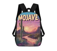 sinyumoney Mojave Desert Landscape Art School Bags Water Resistant Travel Backpack Computer Bag for Teenage Girls Boys Women Men 17inch
