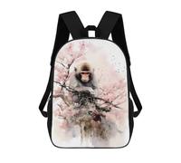 sinyumoney Monkey Backpacks Kids Student Schoolbag 3D Printed Backpacks Elementary And Middle School Students Backpacks for Boys Girls 17inch