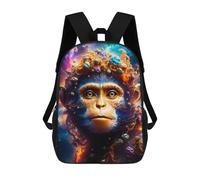 sinyumoney Monkey King Backpack School Business Durable Laptop Bag for Camping Outdoor Adventures And Daily Travel 17inch