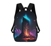 sinyumoney Monolith Lighting School Bags Water Resistant Travel Backpack Computer Bag for School/Work/Travel 17inch