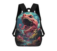 sinyumoney Monstrous Forest Fantasy Kids Backpack, Backpack School Bag, Backpacks Kids School 3D Printed School Bags for Elementary And Middle School Students Teens Birthday Gift 17inch