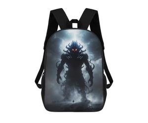 sinyumoney Monstrous Shadow in Space Backpack School Bag Large School Backpack for Boys for Camping Outdoor Adventures And Daily Travel 17inch