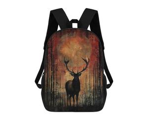sinyumoney Moonlit Majesty School Bags Water Resistant School Bag Business Backpack for Campus Outdoor Travel Sports 17inch