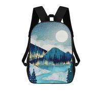 sinyumoney Morning Stars School Bags Water Resistant Travel Backpack Computer Bag - Perfect for Travel, Work And Daily Use 17inch