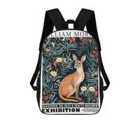 sinyumoney Morris Kangaroo Botanical Exhibition Backpack School Water Resistant Computer Rucksack for Boys/Girls/Teenagers 17inch