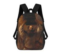 sinyumoney Moses And The Commandments School Backpack Travel College Rucksack Backpacks for Campus Outdoor Travel Sports 17inch