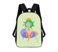 sinyumoney Mother Earth Backpack School Daypacks Business Backpack Water Resistant Bookbag for Teenage Girls Boys Women Men 17inch