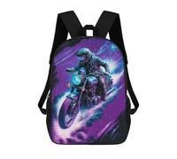 sinyumoney Motorcycle Riding in Space Backpack School Bag Computer Rucksack for School/Work/Travel for Camping Outdoor Adventures And Daily Travel 17inch