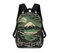 sinyumoney Mount Fuji Japan Art Print Backpack School Lightweight Airport College Students Back Pack for Campus Outdoor Travel Sports 17inch