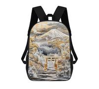 sinyumoney Mount Fujis Golden Gateway Backpack School Bag Lightweight Airport College Students Back Pack for Teenage Girls Boys Women Men 17inch