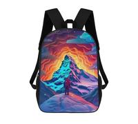 sinyumoney Mountain Adventure Explore Nature's Beauty Backpack School Water Resistant Travel Backpack Computer Bag - Perfect for Travel, Work And Daily Use 17inch
