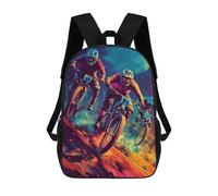 sinyumoney Mountain Biking Race Backpack School Work Laptop Backpack Rucksack Bag for Men, Women & Teenage Boys 17inch