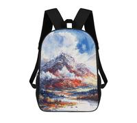 sinyumoney Mountain Majesty School Backpack Large Water Resistant Laptop Backpack for Teenage Girls Boys Women Men 17inch
