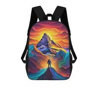 sinyumoney Mountain Summit Adventure -2 Backpack School Lightweight Airport College Students Back Pack for Girl, Teen Girls 17inch