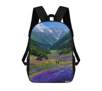 sinyumoney Mountain Valley Hiking Adventure School Bags Fashion Stationery Backpack Waterproof Casual Daypacks for Men, Women & Teenage Boys 17inch