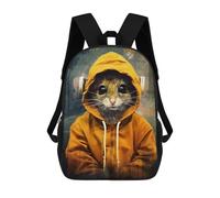 sinyumoney Mouse Funny Animal School Backpack Large Water Resistant Laptop Backpack for Boys/Girls/Teenagers 17inch