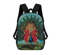 sinyumoney Murugan by Raja Ravi Varma School Backpack Work Laptop Backpack Rucksack Bag for Camping Outdoor Adventures And Daily Travel 17inch