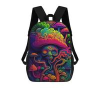 sinyumoney Mushroom Dreamscape -5 Backpack Schoolbags for Boys Girls Casual Sport Daypack Elementary Primary Large Capacity Bookbags 17inch