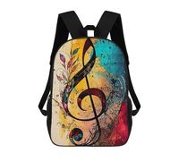 sinyumoney Musical Staff Notes Rucksack Computer Rucksack for School/Work/Travel for Teenage Girls Boys Women Men 17inch