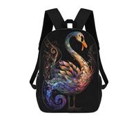 sinyumoney Musical Swan of Harmony Rucksack Computer Rucksack for School/Work/Travel for Teenage Girls Boys Women Men 17inch