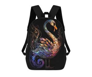 sinyumoney Musical Swan of Harmony Rucksack Computer Rucksack for School/Work/Travel for Teenage Girls Boys Women Men 17inch