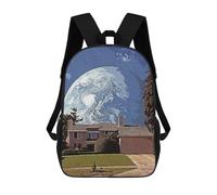 sinyumoney My Home Backpacks 3D Printed 17inch Kids School Backpack Outdoor Casual Daypack Casual Travel Bags for Middle School Students