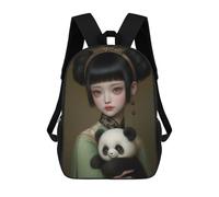 sinyumoney My Little Panda Backpack School Bag Rucksack Casual Daypacks School Work Travel Bag for Girl, Teen Girls 17inch