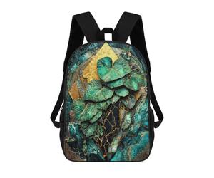sinyumoney Mystic Bloom of The Golden Depths School Bags Lightweight Casual Daypack School Backpacks for School/Work/Travel 17inch