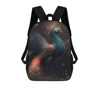 sinyumoney Mystic Feathered Beast Children's Backpacks School 3D Printed Bag Bookbag for Kids Travel Rucksacks Boy Girl Book Bags Kids School Bag 17inch