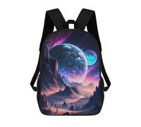 sinyumoney Mystic Horizons Backpack School Bag Travel College Rucksack Backpacks for Camping Outdoor Adventures And Daily Travel 17inch