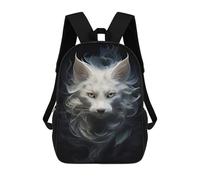 sinyumoney Mystic Smoke Feline School Backpack Daypacks Business Backpack Water Resistant Bookbag for Men/Women 17inch