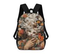 sinyumoney Mystic Whiskers Rucksack Lightweight Airport College Students Back Pack- Perfect for Travel, Work And Daily Use 17inch