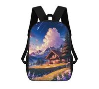 sinyumoney Mystic Woods Backpack School Bag Lightweight Airport College Students Back Pack for Men, Women & Teenage Boys 17inch