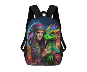 sinyumoney Mystical Bond School Backpack Work Laptop Backpack Rucksack Bag for Teenage Girls Boys Women Men 17inch