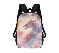 sinyumoney Mystical Dragon Children's School Backpack 3D Printed for Kids Travel Rucksacks Book Bags Kids School Bag 17inch