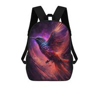 sinyumoney Mystical Galaxy Bird Backpack School Bag Large Water Resistant Laptop Backpack for Girls Boys Teenage 17inch