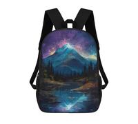 sinyumoney Mystical Mountain Rucksack Large School Backpack for Boys - Perfect for Travel, Work And Daily Use 17inch