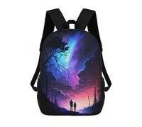sinyumoney Mystical of The Galaxy School Bags High Secondary School Bags Casual Backpack for Camping Outdoor Adventures And Daily Travel 17inch