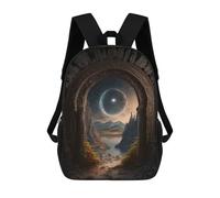 sinyumoney Mystical Worlds Fantasy Rucksack Lightweight Casual Daypack School Backpacks- Perfect for Travel, Work And Daily Use 17inch