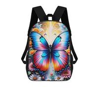 sinyumoney Mythical Butterfly Backpack School Bag School Secondary High School College Backpack Travel for Teenage Girls Boys Women Men 17inch