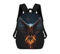 sinyumoney Mythical Phoenix School Backpack Daypacks Business Backpack Water Resistant Bookbag for Campus Outdoor Travel Sports 17inch