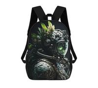 sinyumoney Nature Astronaut Backpack, Children's Backpack, Student School Bag Bookbag Rucksack, 3D Printed School Bag for Boys Girls 17inch