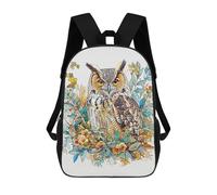 sinyumoney Nature Minimalist Owl Backpack School Business Laptop Rucksack Bag Unisex Casual Daypack for Teenage Girls Boys Women Men 17inch