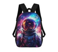 sinyumoney Neon Astronaut Backpack School Bag Water Resistant Computer Rucksack for Teenage Girls Boys Women Men 17inch