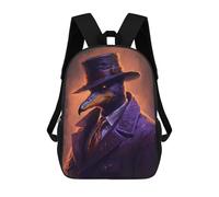 sinyumoney Neon Duck Spy School Backpack Large Lightweight Casual Backpack for Boys/Girls/Teenagers 17inch