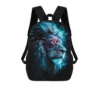 sinyumoney Neon Lion Nebulae School Backpack Water Resistant Travel Backpack Computer Bag for Girls Boys Teenage 17inch
